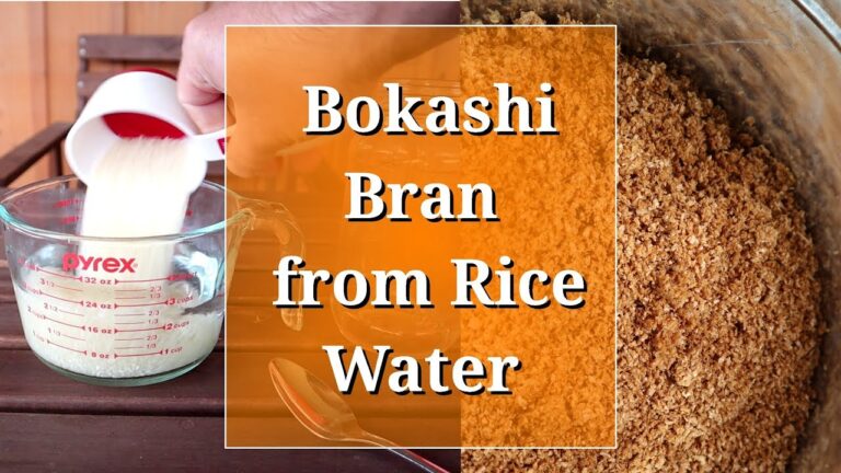 How to Make Bokashi Bran from Rice Wash: A DIY Guide